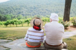 Aging parents supported in a comfortable, outdoor, green environment